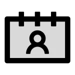 Contacts SVG Icon